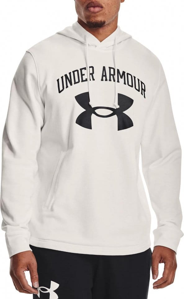 Sweatshirt met capuchon Under Armour UA RIVAL TERRY BIG LOGO HD-WHT
