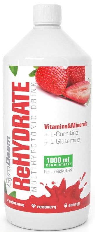 Ionische dranken GymBeam Iont drink ReHydrate - strawberry