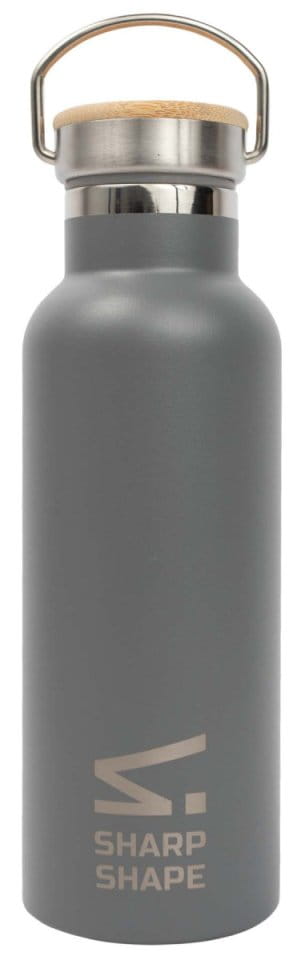 Fles Sharp Shape STAINLESS STEEL BOTTLE 500 ML GRAY